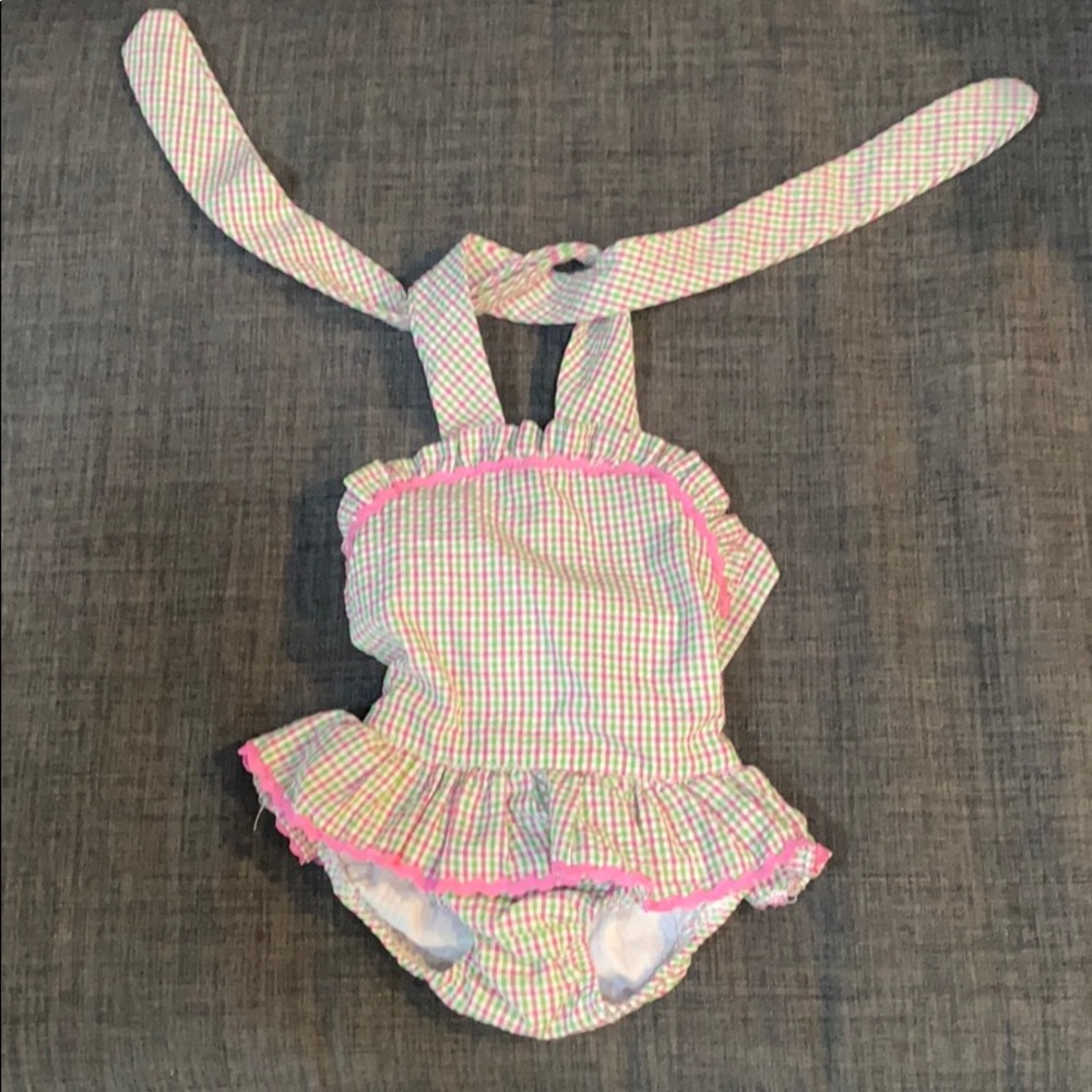 Baby girl smocking onesie